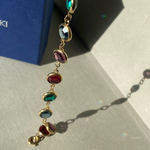 Swarovski multi color crystal bracelet - Picture 4 of 14